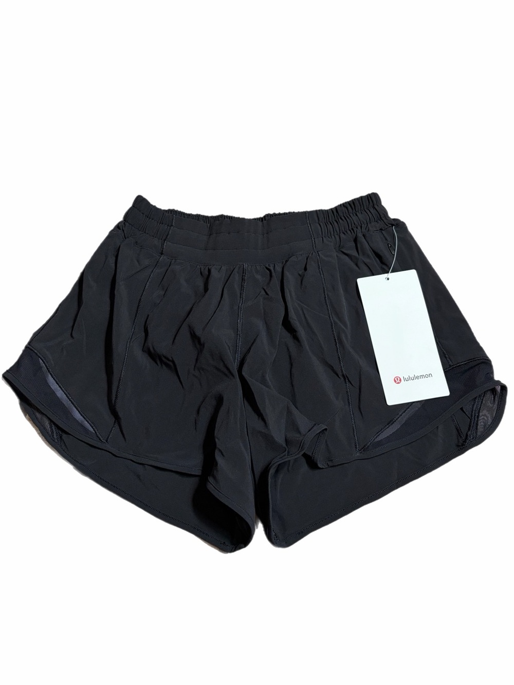 NWT Lululemon Hotty Hot Short *LR 4" (Black) Size 6